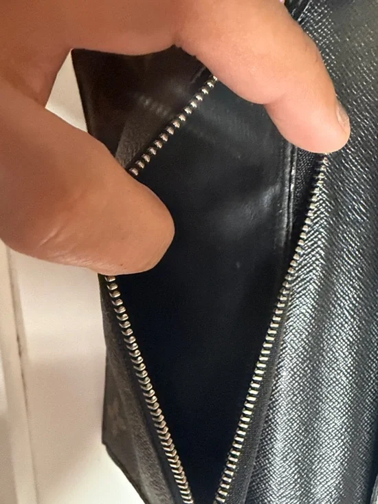 Louis Vuitton Monogram Long Wallet in Brown and Black - Picture 15 of 16